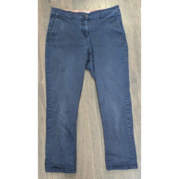 Borden Women's Straight Leg Blue Pants Size 8 31x26 (401) - Picture 1 of 3